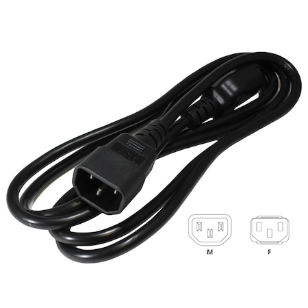 Hammond 6 ft. CORD, IEC 60320 C13 TO C14 1581C6IEC